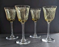 4 Jugendstil Weingläser