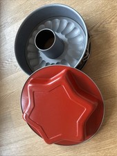 2 Backformen: Stern Backform + Springform 2-teilig Kuchenform