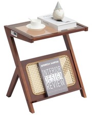 VEVOR Rattan-Couchtisch