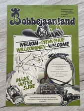 Alter Werbeprospekt BOBBEJAANLAND Belgium - Coaster Freizeitpark Park Map