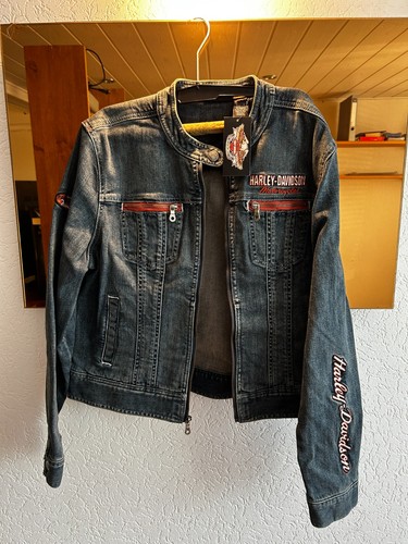 Damen jeansjacke harley - damen,