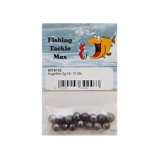 (266,33 EUR/kg) 100 g 15 Kugelbleie Bleikugeln mit Loch 2 g Laufblei Grundblei