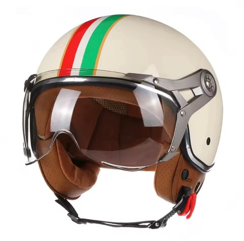 Motorradhelm retro vintage - motorradhelm,