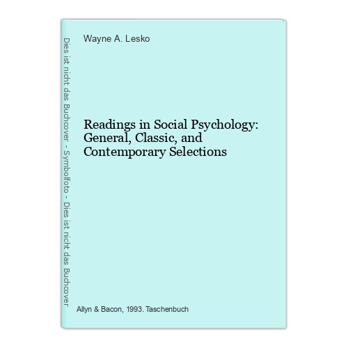 Readings social psychology - in,
