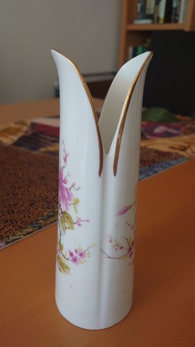 Porzellan vase goldrand - porzellan,