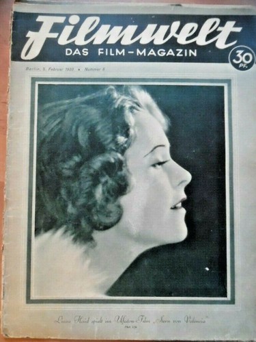 Filmwelt 1933 liane haid - liane,