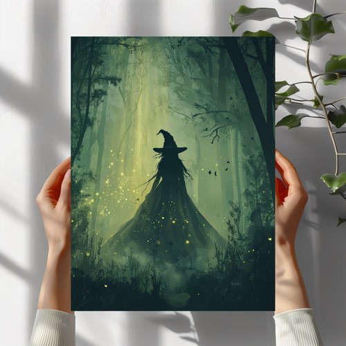 Hexe dunkler wald poster - dunkler,
