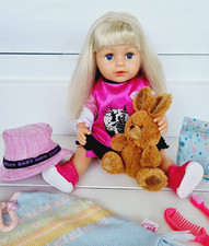 Zapf Creation Sally Baby Born Sister Große Schwester Puppe 43 cm 7 tlg Set