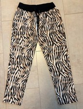 Damen Hose S Muster Gummizug
