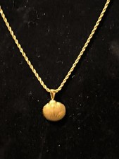 Halskette Muschel Anhänger