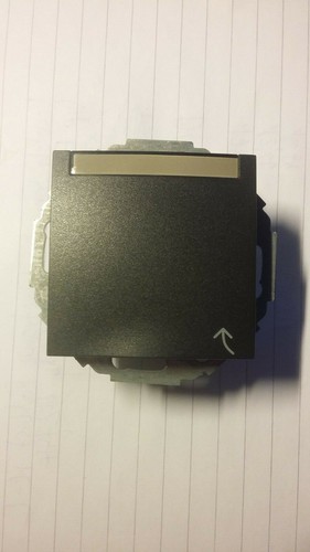 Steckdose mit deckel - steckdose, anthrazit