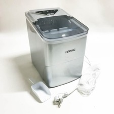 Eiswürfelmaschine, Ice Maker mit Selbstreinigungsfunktion,15kg/24h, 9 Eiswürfel