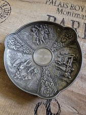 Zinnteller mit Spruch "Herzlichen Glückwunsch"