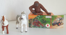 Mc Donalds Happy Meal Spielzeug Set Schleich Pferde, Orang Utan mit OVP