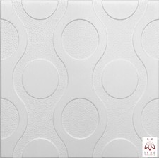 25qm/100Stück Wandpaneele Polystyrol Deckenpaneele Platten Paneele 50x50cm