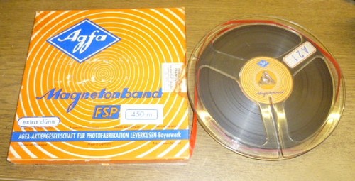 Tonbandspule agfa - tonbandspule, cm