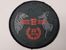 POLIZEI BADEN-WÜRTTEMBERG BFE JUBILÄUMSPATCH 25 JAHRE ROT ABZEICHEN PATCH KLETT