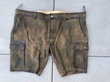 Lederhose Cargo Modell "Ludwig" Datschi Trachten Braun Gr. 66 Wiesn Oktoberfest 