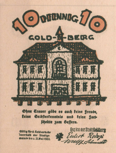 Verschiedene scheine notgeld - scheine,