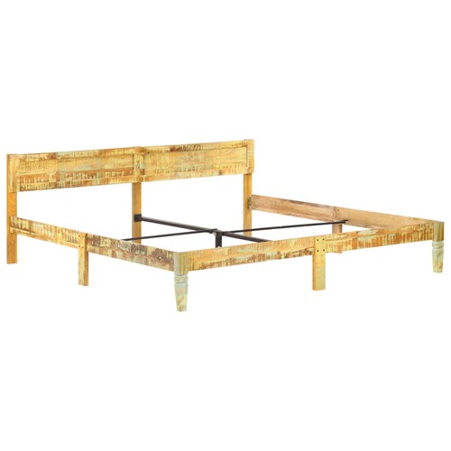 Massivholzbett altholz 200x200 - massivholzbett,