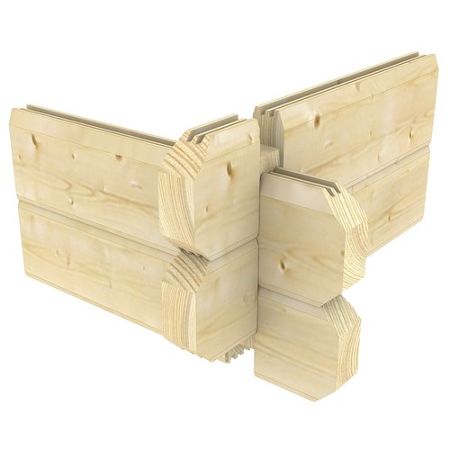 Gartenhaus holz 40mm amira 320 - 40mm,