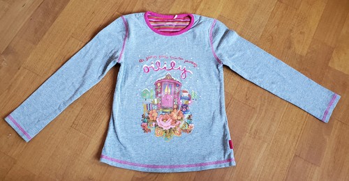 Langarmshirt oilily grau - langarmshirt,