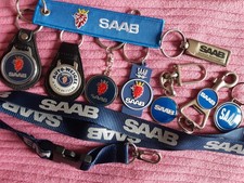 Sammlung 10 Saab Schlüsselanhänger Key Keyring 99 900 9000 96 9 5 3