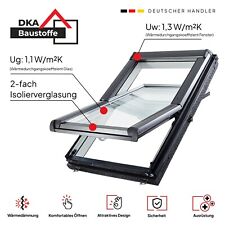 ROTO Dachfenster Kunststoff 2fach Verglasung mit Eindeckrahmen und Wärmedämmung