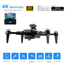 3Akkus + Drohne Mit 4K Dual Kamera GPS HD Drone RC Quadrocopter Drone Spielzeug