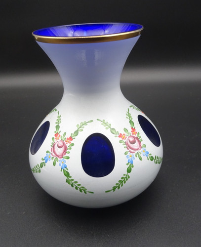 Bohemia glas vase - bohemia,