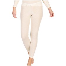 Nina von C. Damen Leggings Wool Silk lange Unterhose Wolle Seide Funktionswäsche