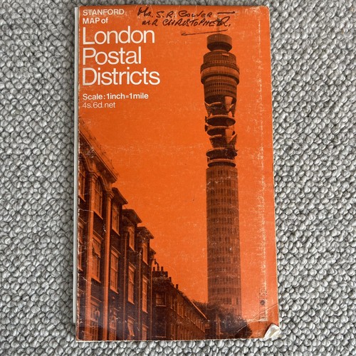 Stanford map london postal - stanford, of