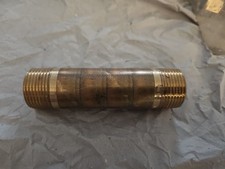 Rotguss Rohrnippel 1 Zoll ×120mm