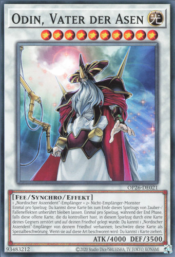 Yugioh odin vater - der, asen