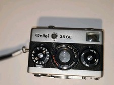 Design-Ikone: Rollei 35 SE – Sonnar 2,8/40mm HFT – Top Zustand – Schwarz/Silber
