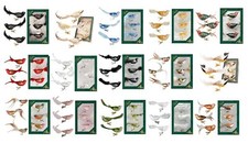 Krebs Glas Lauscha Glasvögel - Christbaumschmuck aus Glas im 3er Set