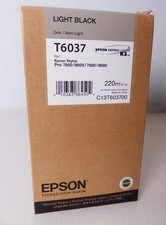 Epson T6039 Light Black 220ml für Stylus Pro 7800 9800 7880 9880 Tinte #17 KT