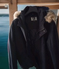 Herren Winter Parka dunkelblau