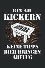 Tischfußball Notizbuch für