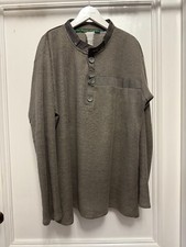 PAUL HARNDEN SHOEMAKERS GRANDPA SWEATER SIZE-M 100% LINEN