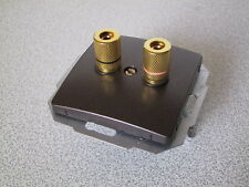 KOPP Lautsprecherdose 2x Banane Buchse PARIS palisander-braun UP Unterputz mono