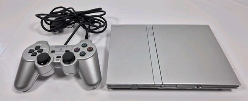 Playstation ps2 slim silber - 2,