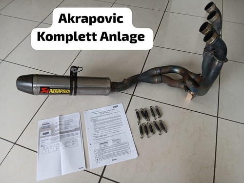 Akrapovic komplett anlage - akrapovic,
