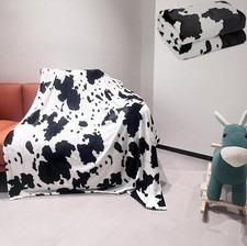 Kuh Decke Kuhmuster Flauschig