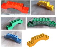 Lego Duplo Brücke Torbogen Arch gelb blau rot aus 5635 10593 grün aus 3353 5595