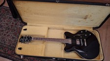 Höfner Verythin Halbresonanz E-Gitarre schwarz inklusive altem vintage Koffer