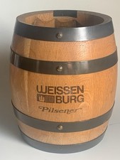 Vintage Holzfass Fass massiv Weissenburg Pilsener für Zapfanlage Bier alt 2,6 kg