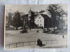 Fotografie Westerntor in Paderborn Auto Husaren Brunnen Denkmal Um 1925 - RRR