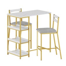 Bartisch mit barhocker set - bartisch,