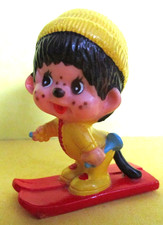 1979 -  Monchhichi als Skifahrer - Figur Sekiguchi